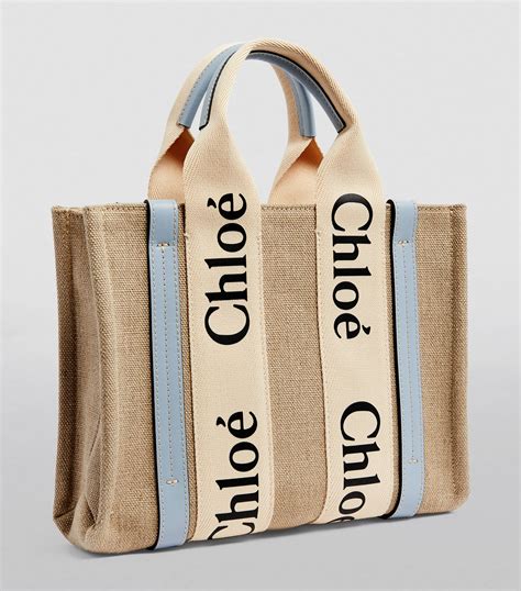 chloe small|chloé small woody tote bag.